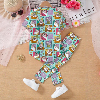 Mining Friends Kids' Casual Top and Pants Set