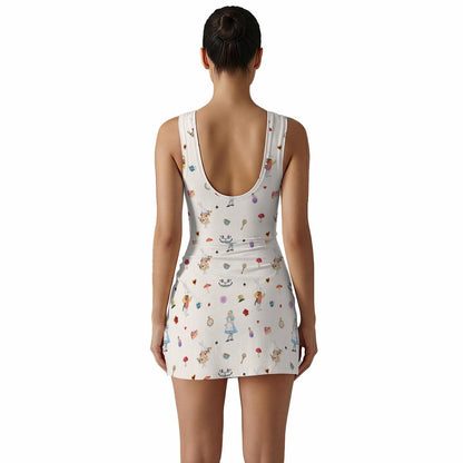 Alice Women's Sleeveless Bodysuit Dress