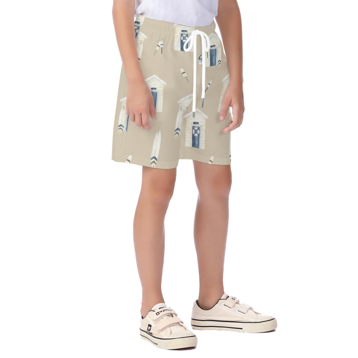 Khaki Beach Houses & Boards  Kid's Beach Shorts