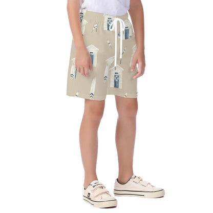 Khaki Beach Houses & Boards  Kid's Beach Shorts