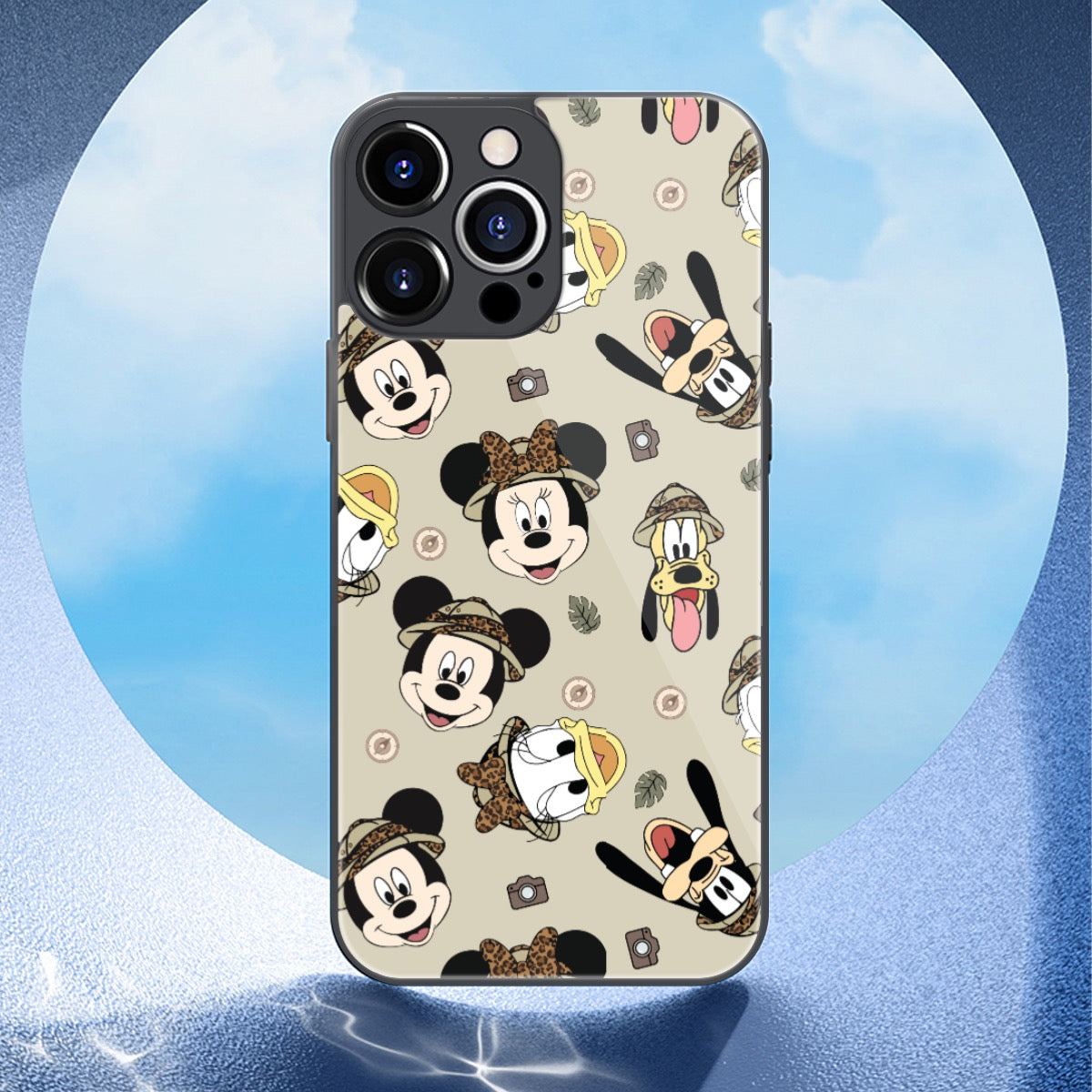 Safari Faces iPhone 13 Series Mobile Phone Case | Glass