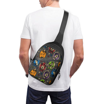 Not So Scary Cameos Folding chest bag