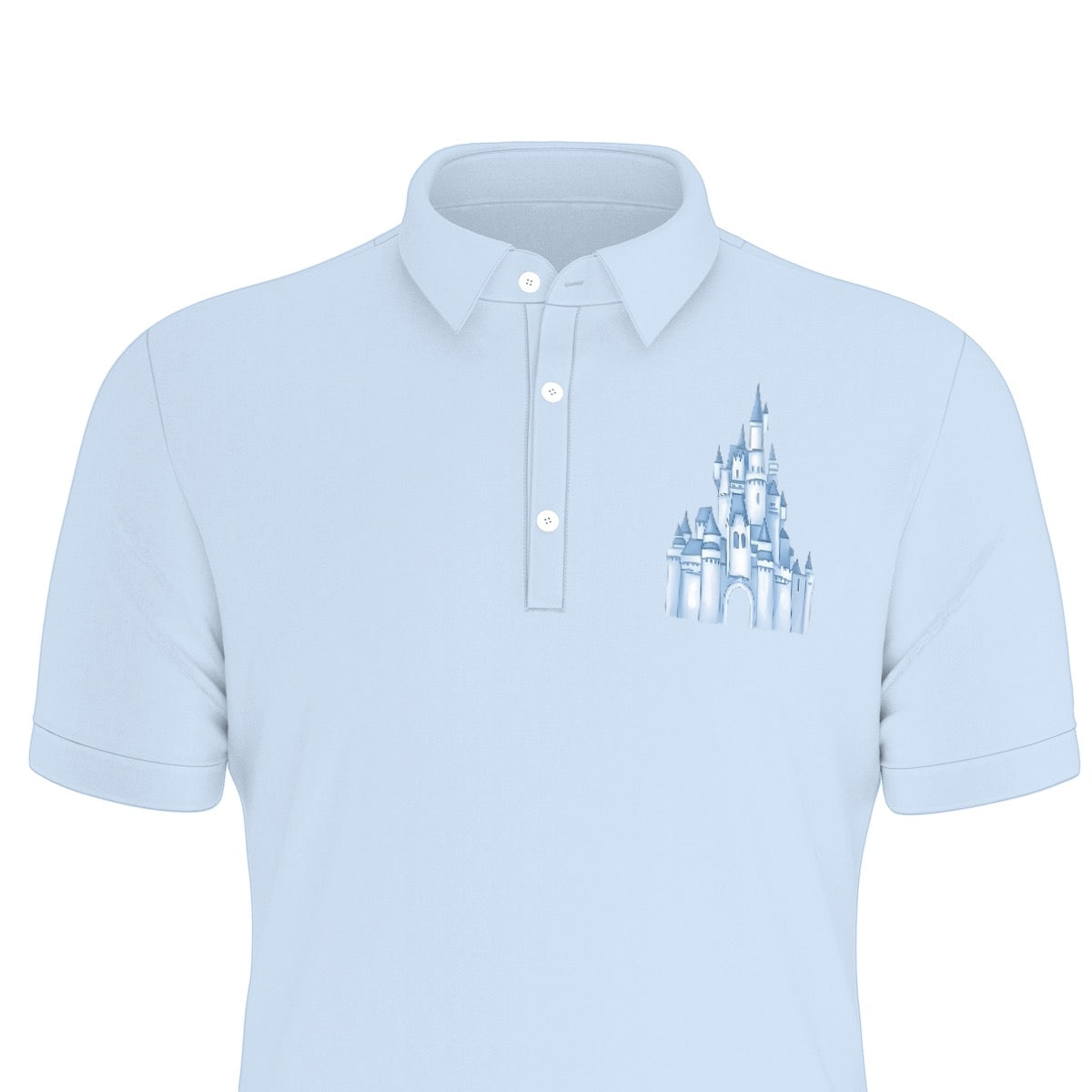 Blue Castle Men's Stretch Collar Polo Shirt