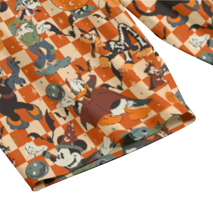 Vintage Halloween Friends Women's T-shirt Set With Short Sleeve