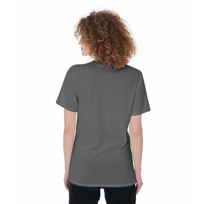 I Just Hope Both Teams Have Fun [gray] Women's O-Neck T-Shirt|180 GSM Jersey