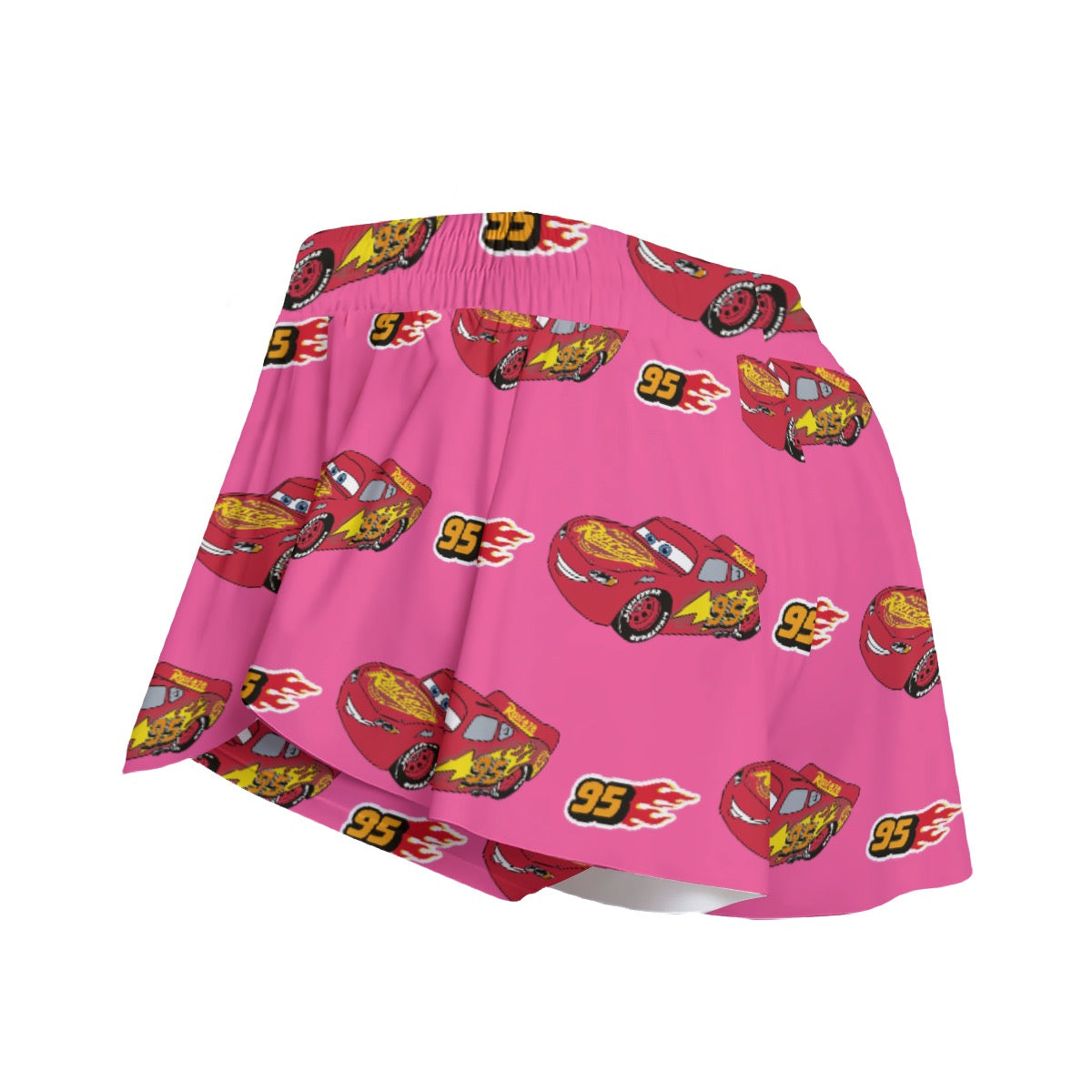 Pink Cars Women's Sport Skorts With Pocket