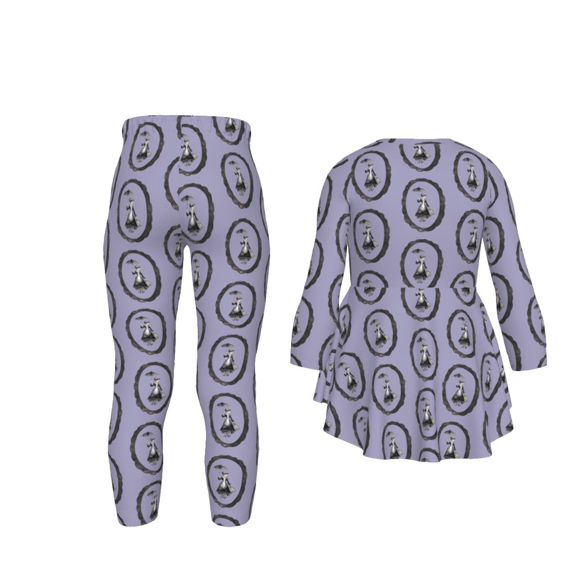 Mary Frame Girls LS Pants Set