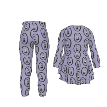 Mary Frame Girls LS Pants Set
