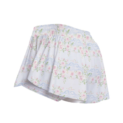 Grandmillenial Roses Women's Sport Skorts With Pocket