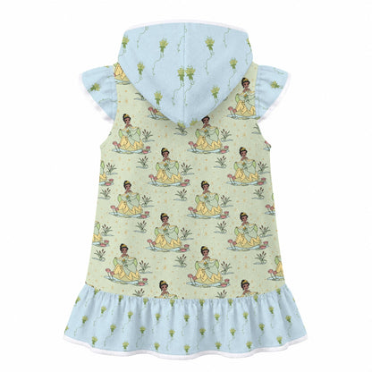Tia Girls' Hooded Beach Cover-Up
