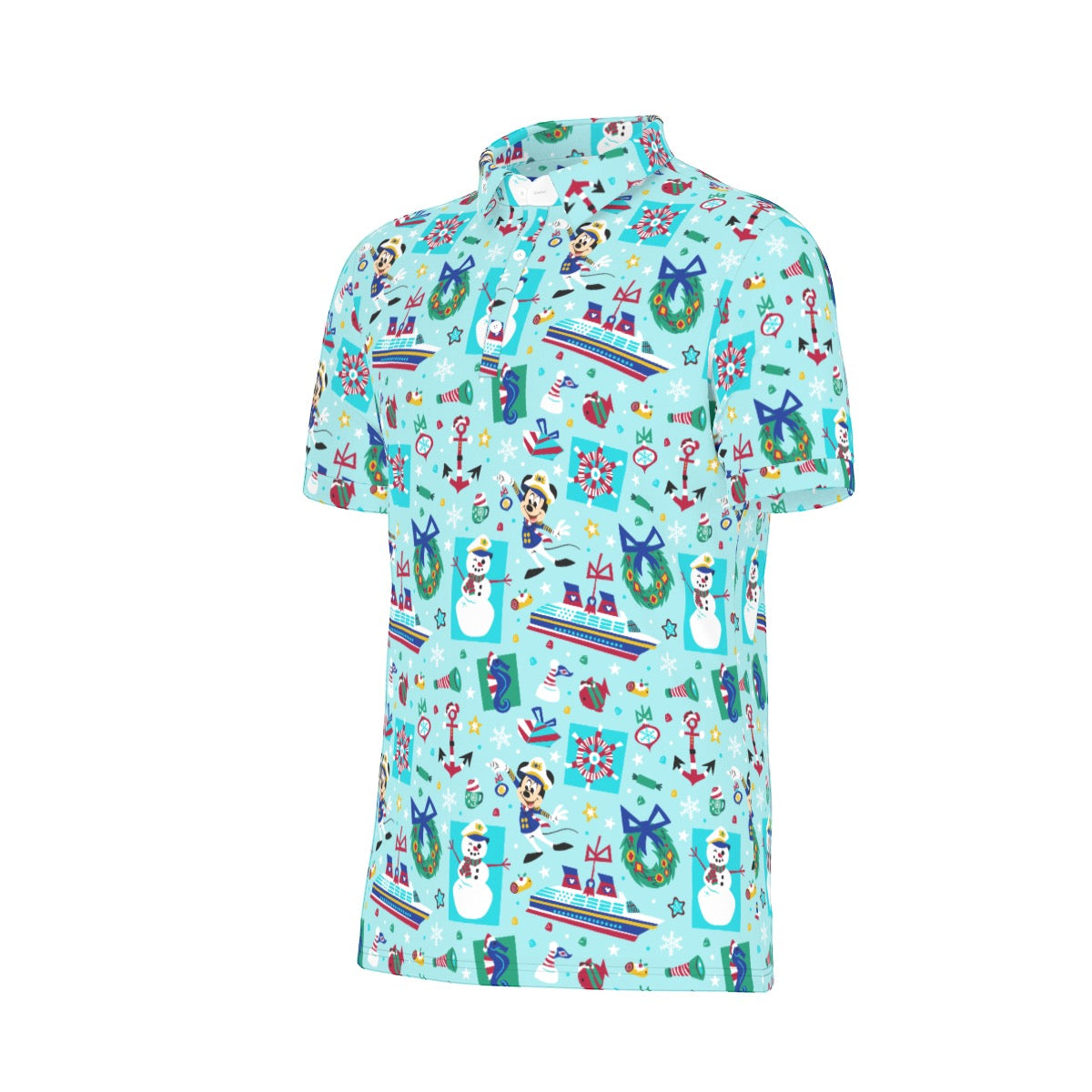 Holiday Cruise Men's Stretch Collar Polo Shirt