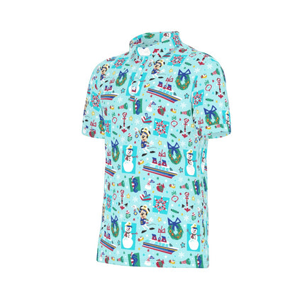 Holiday Cruise Men's Stretch Collar Polo Shirt