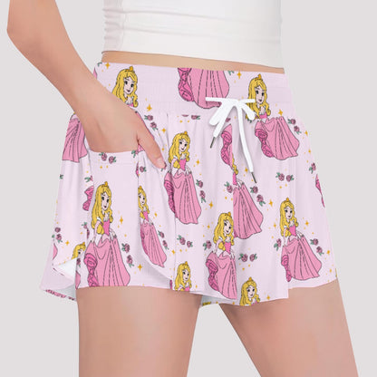 Briar [smaller Print] Girls' Sports Culottes