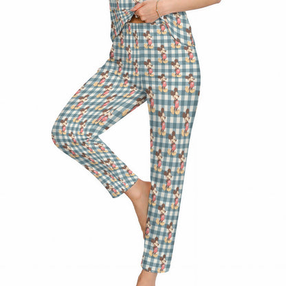 Gingham MM Women’s Loungewear Set