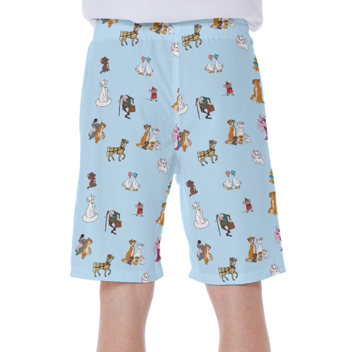 Cats Men's Beach Shorts With Side Pocket