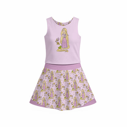 The Tower Princess Women's Sports Tank & Skort Set