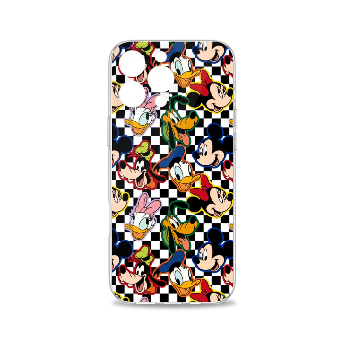 Checkered Friends iPhone 16 Series Mobile Phone Case | TPU