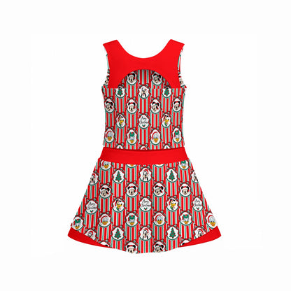 Classic Christmas Frames Women's Sports Tank & Skort Set