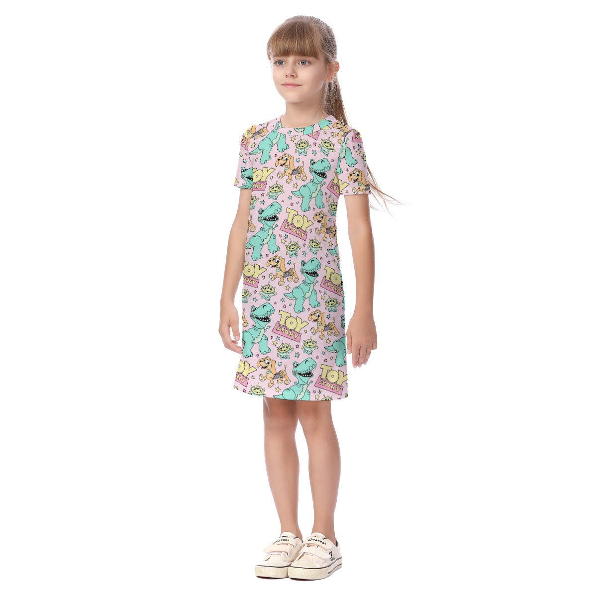 Pink Toys Kid's Short Sleeve Dress