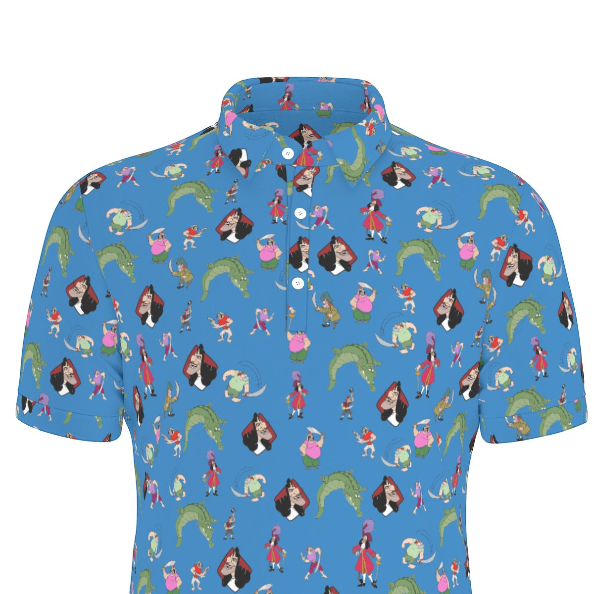 Hook & Croc Men's Stretch Collar Polo Shirt