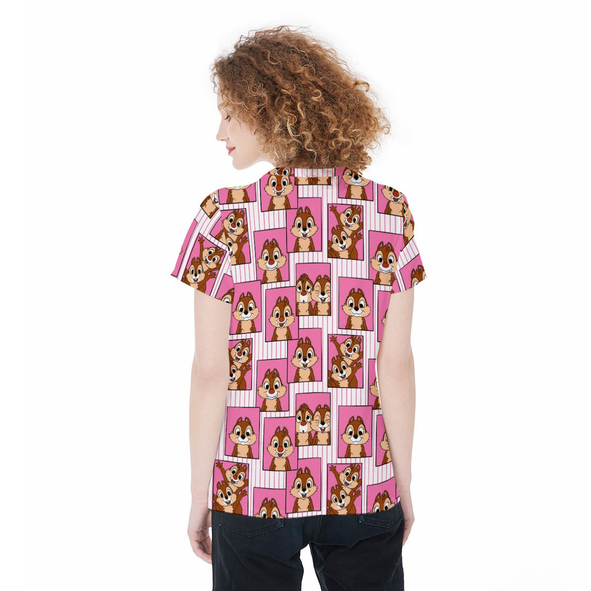 Chipmunks [pink stripe] Women‘s t-Shirt