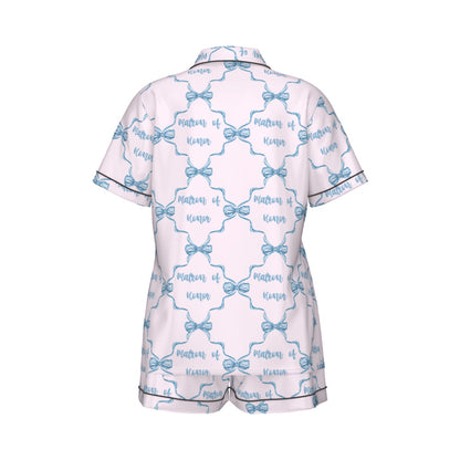Matron of Honor Women's Pajama Set With Short Sleeve