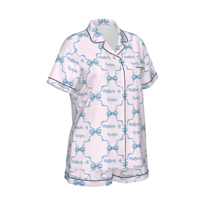 Matron of Honor Women's Pajama Set With Short Sleeve