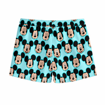 Aqua MM Youth Shorts with Inner Drawstring|Birdseye