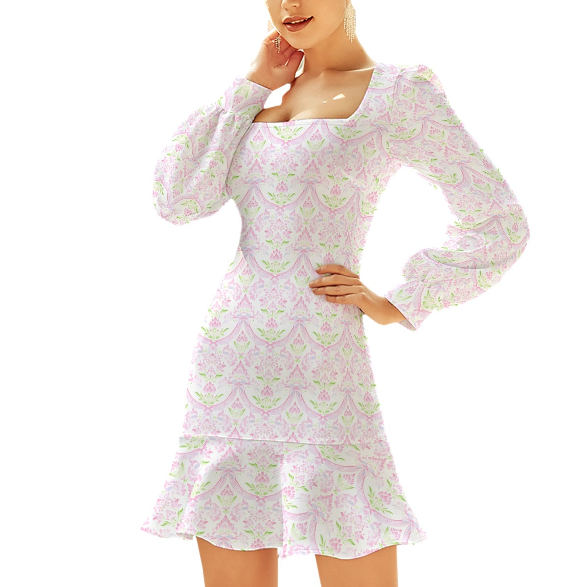 Coco Women's Ruffle Hem Skinny Dress