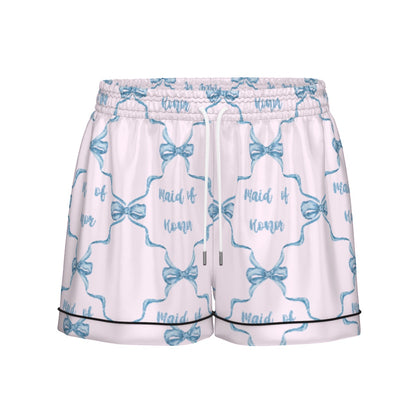 Maid of Honor Women's Pajama Set With Short Sleeve