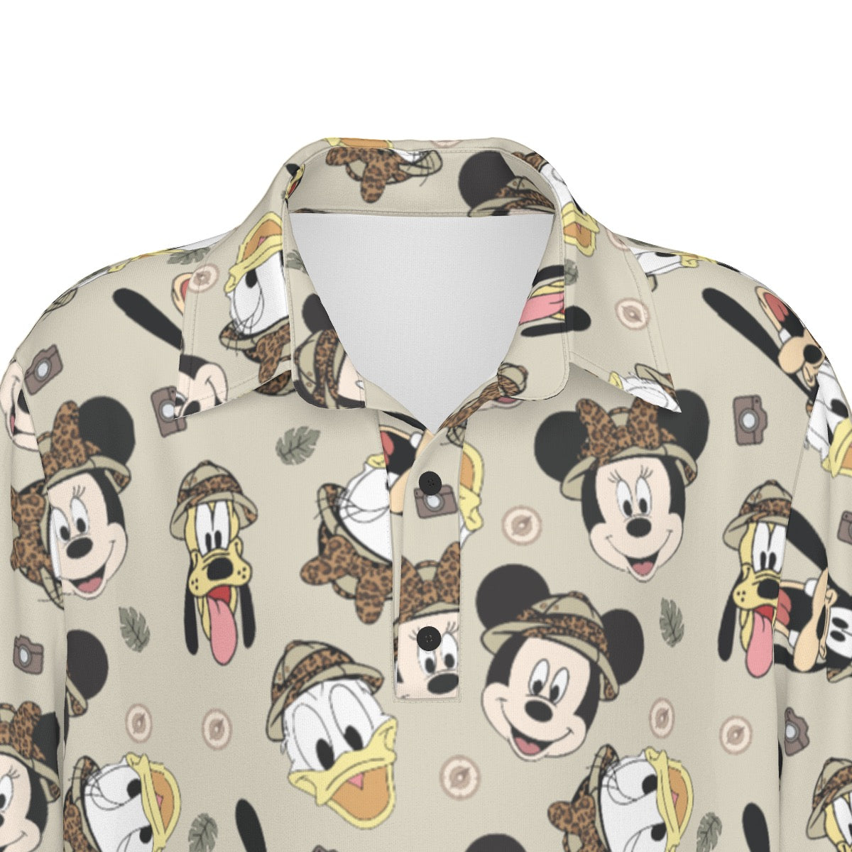 Safari Faces Polo Collar Jersey |210GSM
