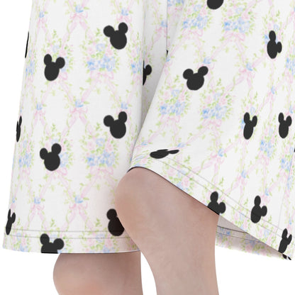 Floral Trellis Women's Flare Yoga Pants