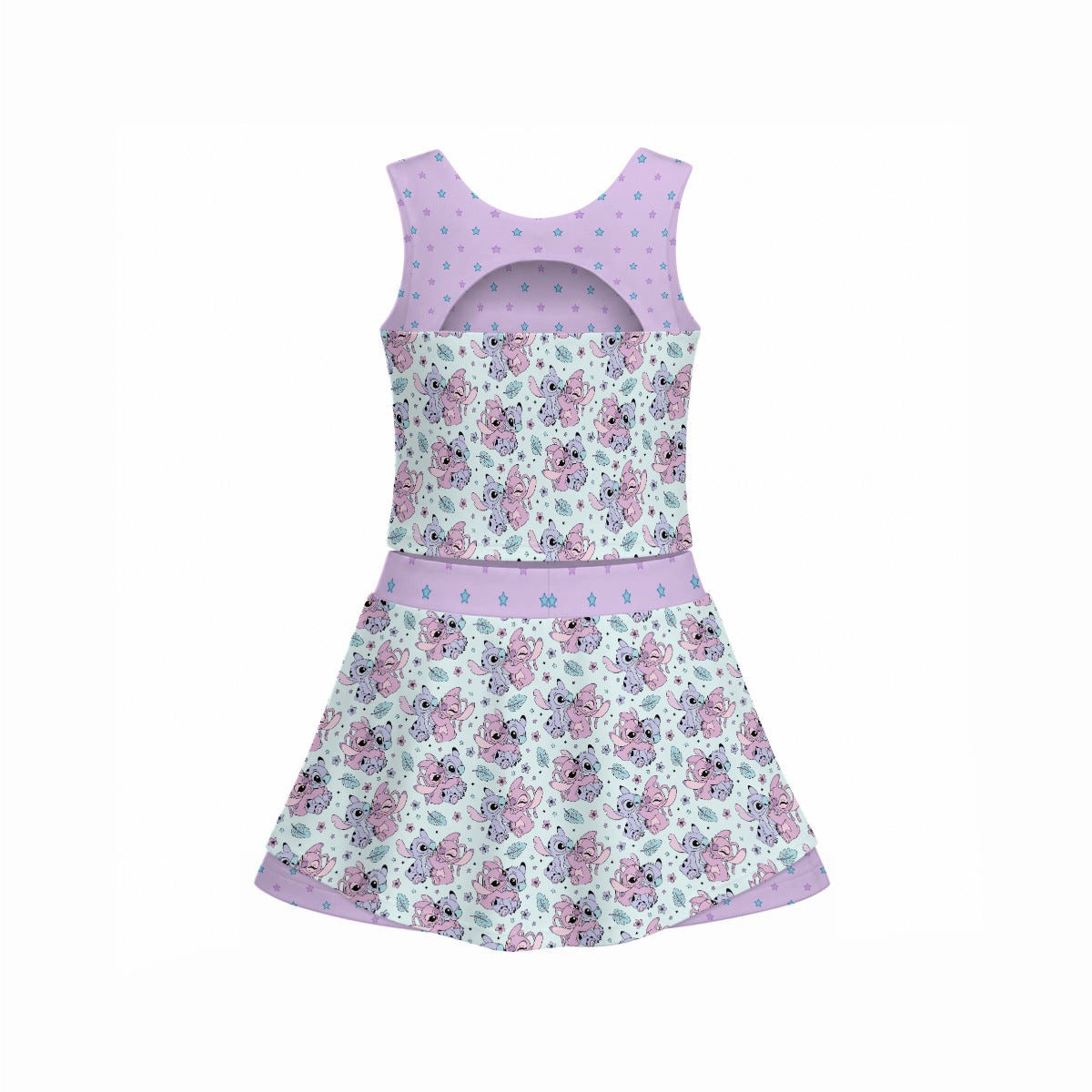 Alien Friends Women's Sports Tank & Skort Set