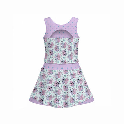 Alien Friends Women's Sports Tank & Skort Set