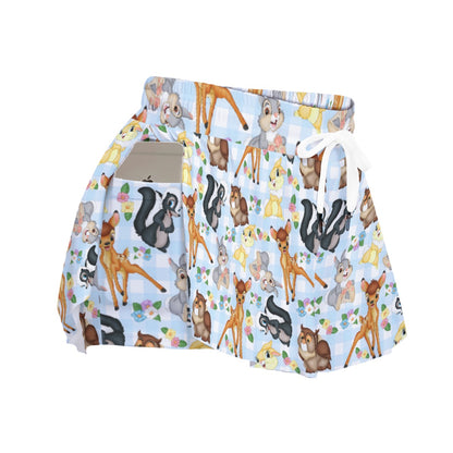 Forest Friends Women's Sport Skorts With Pocket
