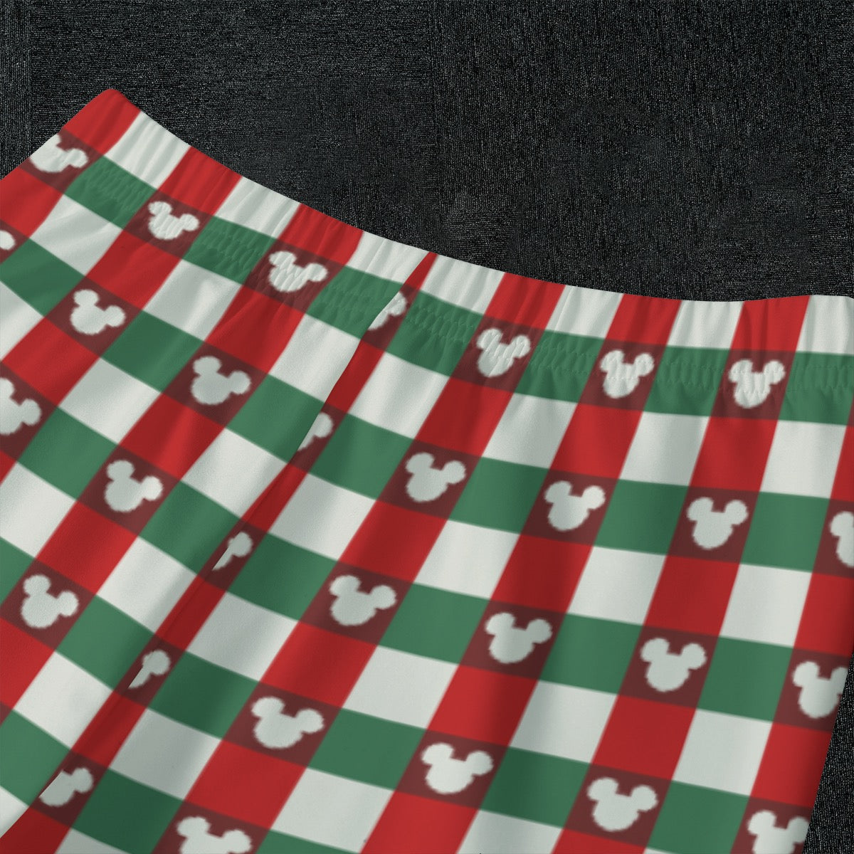 MM Christmas Plaid Kid's Raglan Sleeve Pajama Set