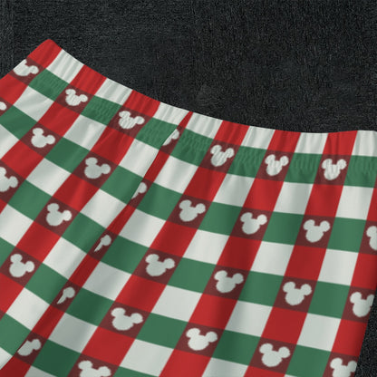 MM Christmas Plaid Kid's Raglan Sleeve Pajama Set