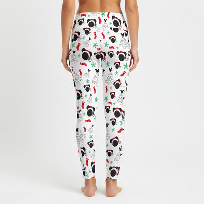 Santa Hat MM Women's High Waist Leggings With Side Pocket