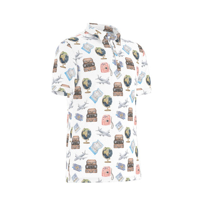 Vacay Men's Stretch Collar Polo Shirt