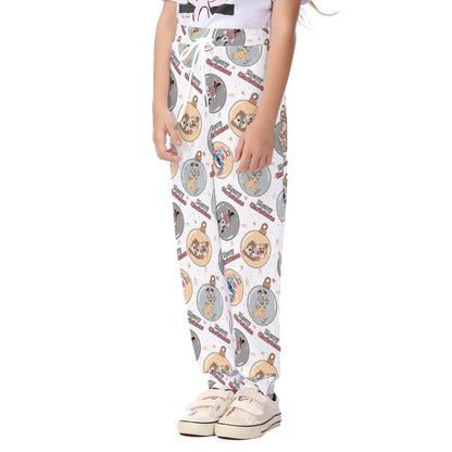 Merry Christmas Ornaments Kid's Casual Pants