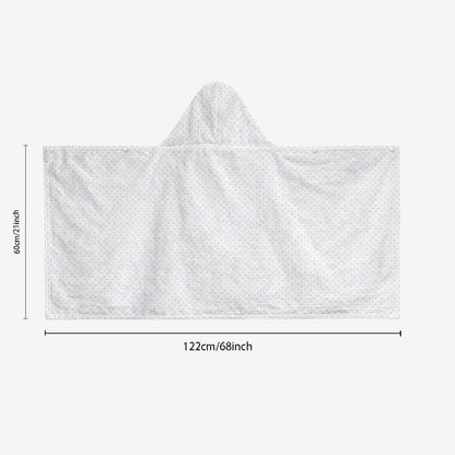 Charlotte Dot Kids Hooded Towel Poncho