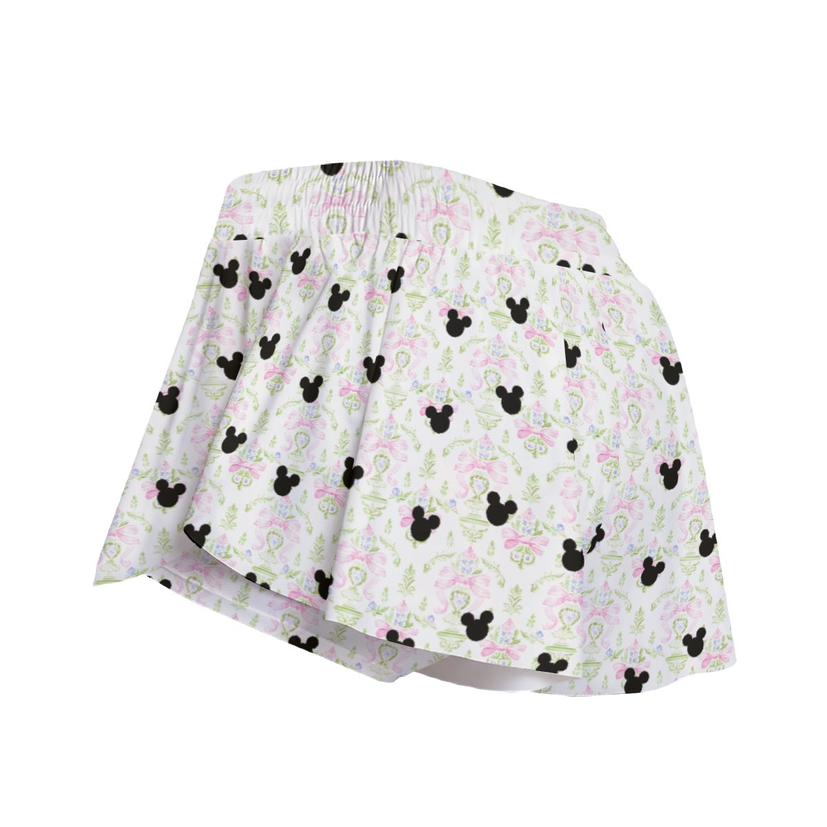 Pink & Green Women's Sport Skorts With Pocket
