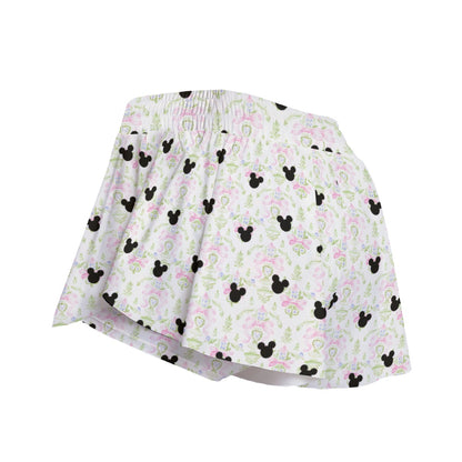 Pink & Green Women's Sport Skorts With Pocket