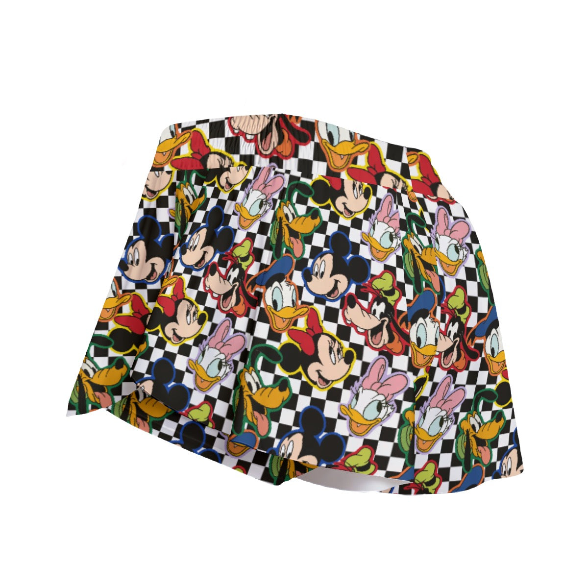 Checkered Friends Women's Sport Skorts With Pocket