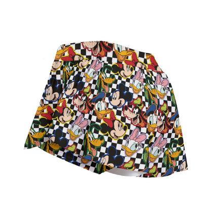 Checkered Friends Women's Sport Skorts With Pocket