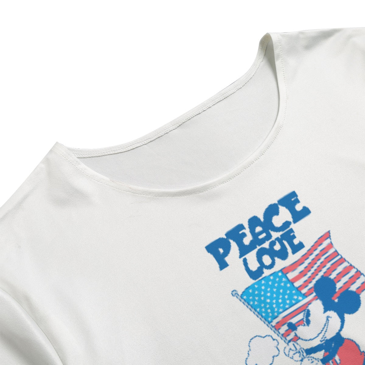 Patriotic MM [pink] Women's T-shirt Set With Short Sleeve