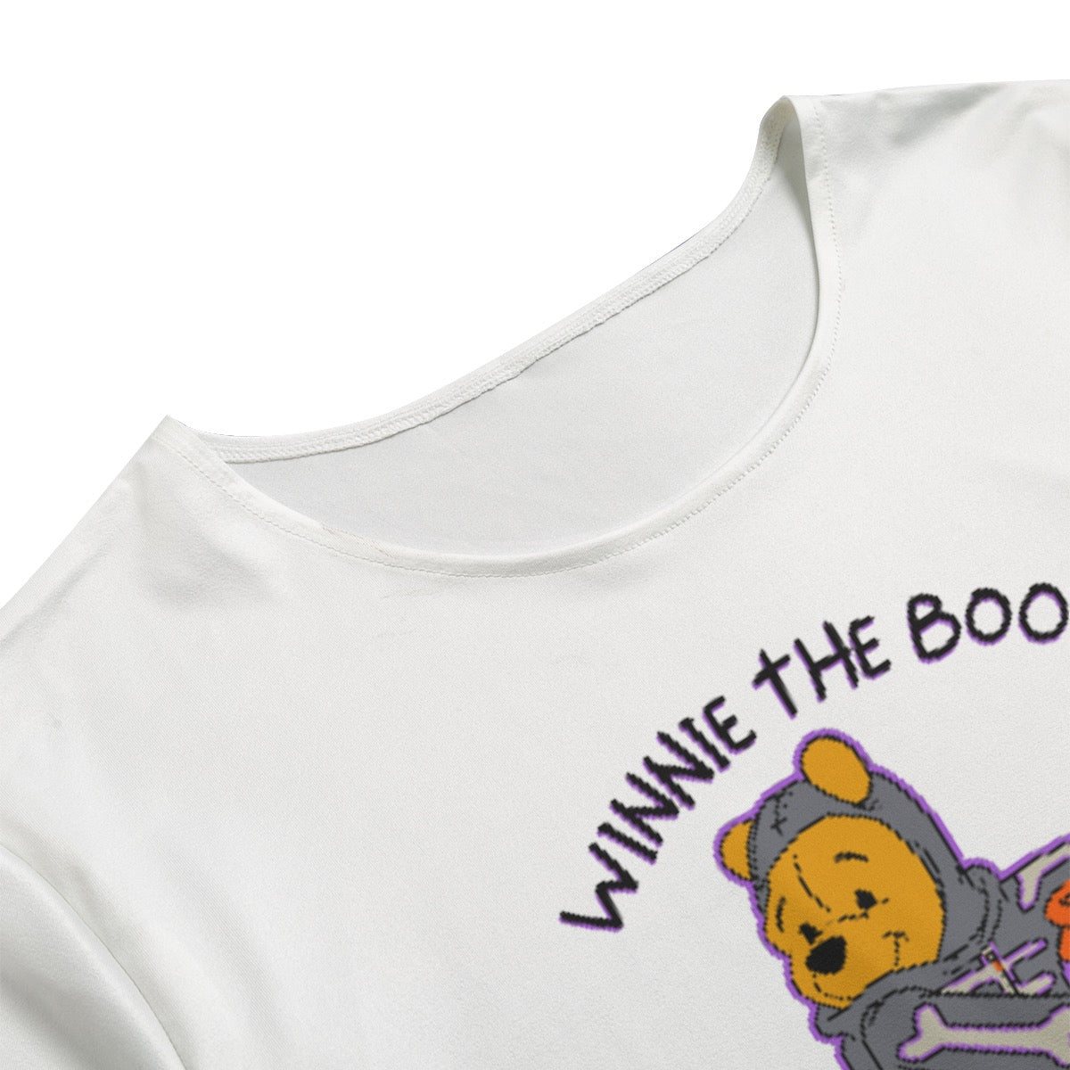 Winnie the Boo [orange] Women's T-shirt Set With Short Sleeve