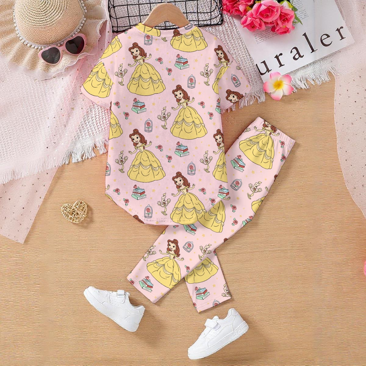 The Beautiful Princess Kids' Casual Top and Pants Set