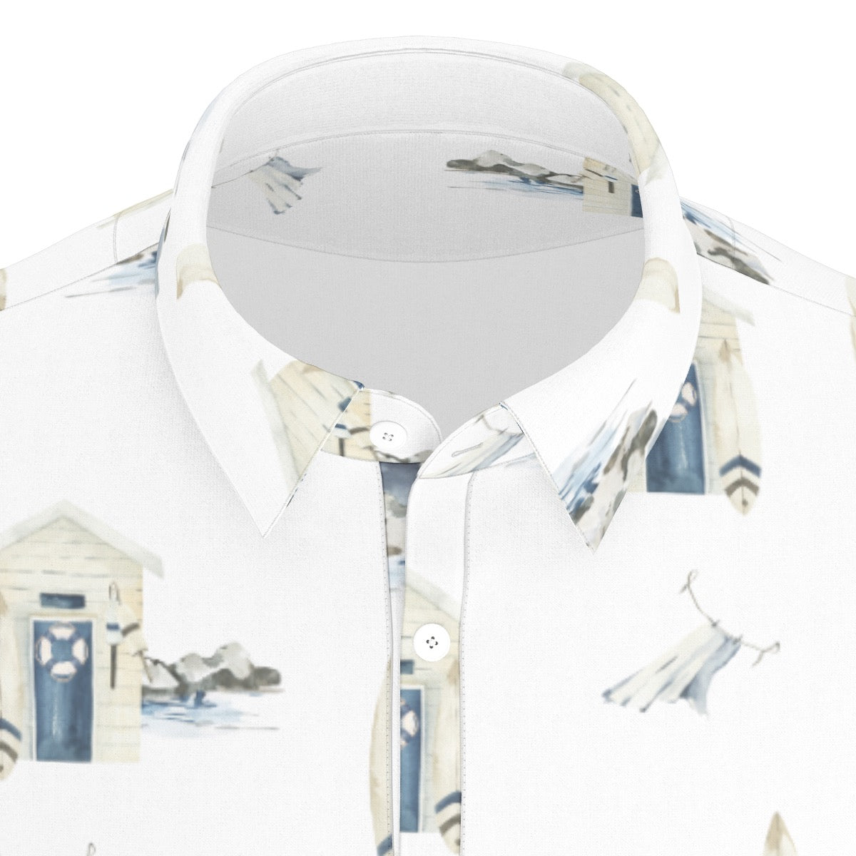 Beach Houses & Boards Men's Stretch Collar Polo Shirt