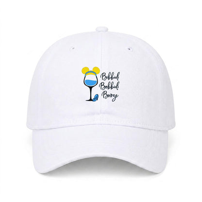 Bibbidi Bobbidi Booze Embroidered Soft-Crown Flat Cap